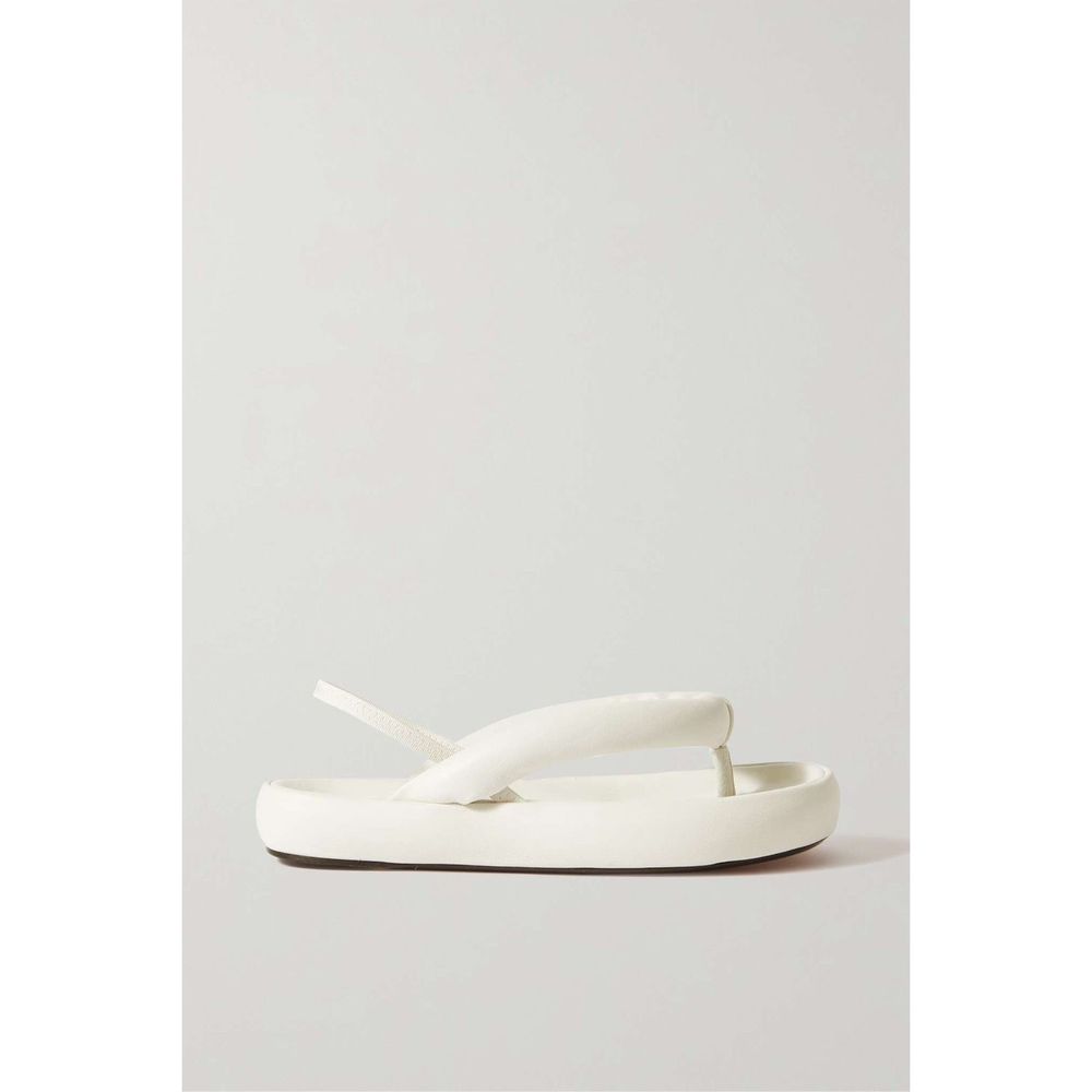 ISABEL MARANT Orene padded leather platform sandals EU38/US8 $620 - Picture 1 of 13